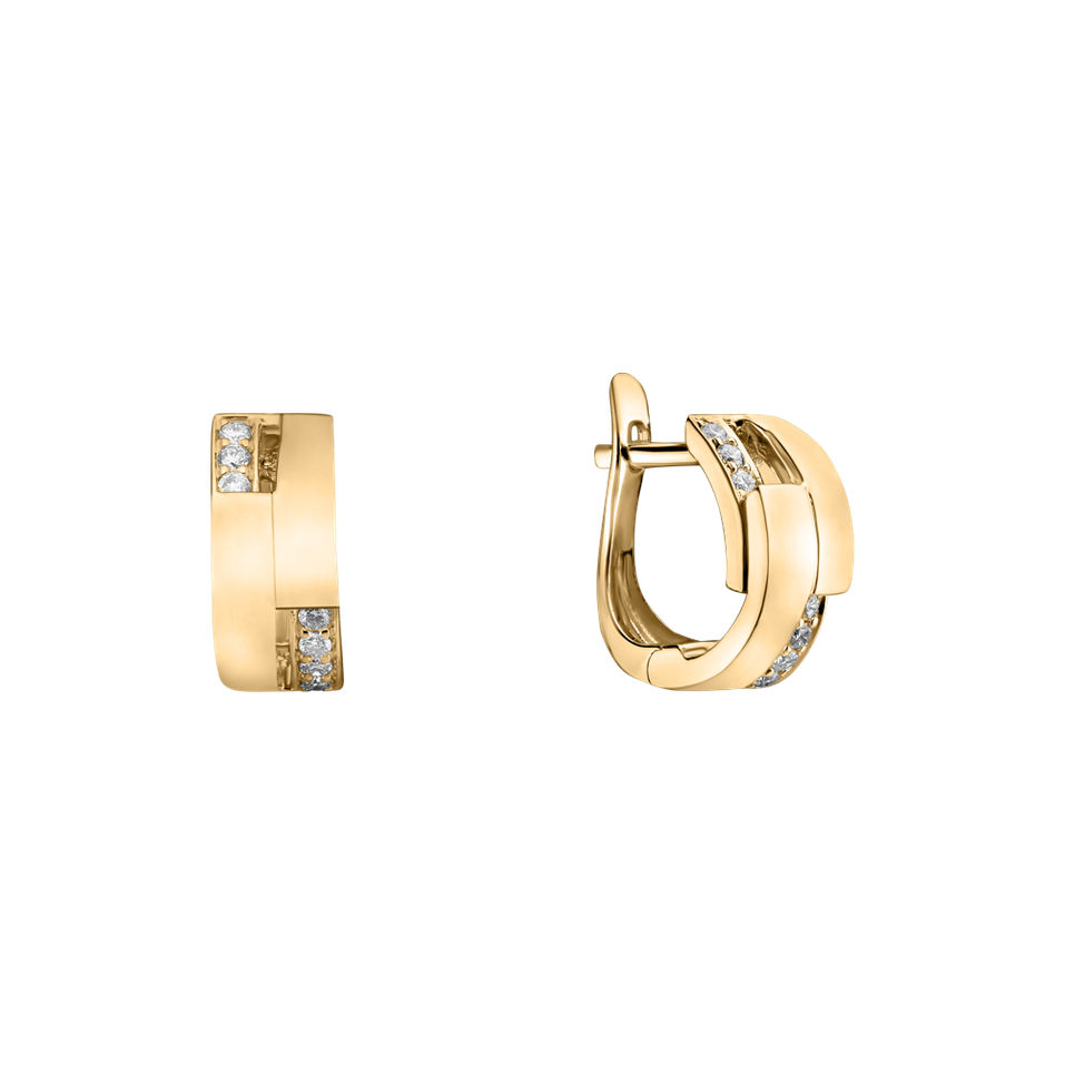 Náušnice s diamanty Star Opium