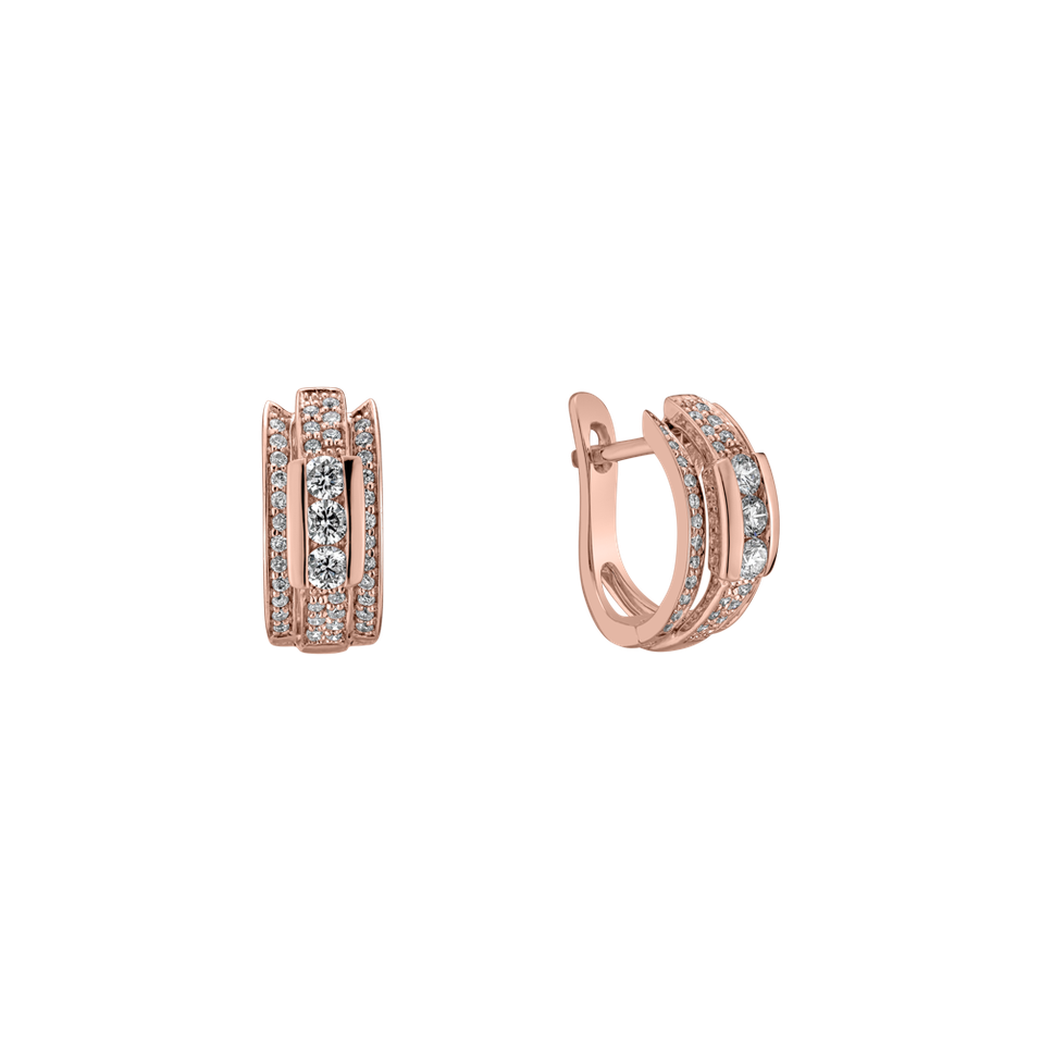 Náušnice s diamanty Amazing Mosaic