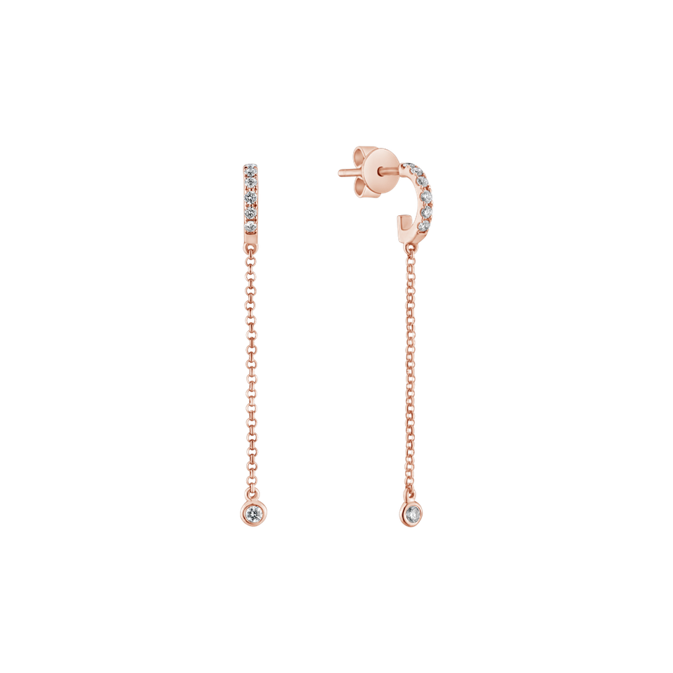 Náušnice s diamanty Radiant Grace