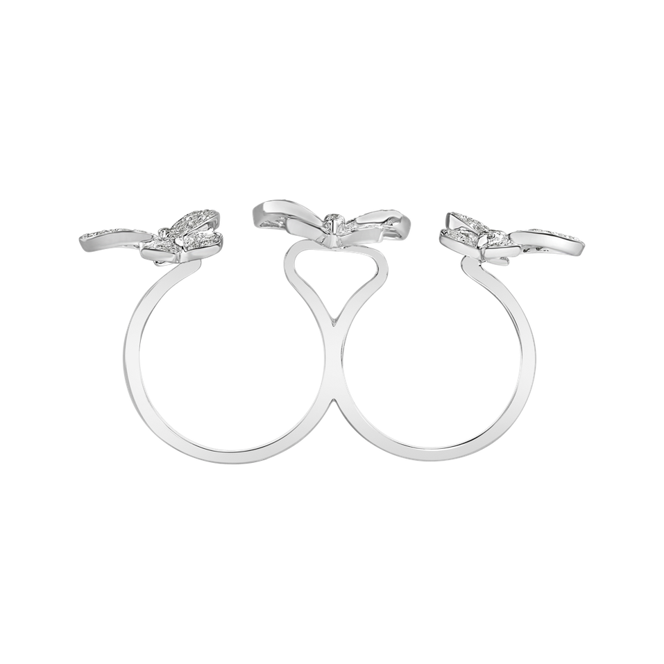 Prsten s diamanty Royal Butterflies