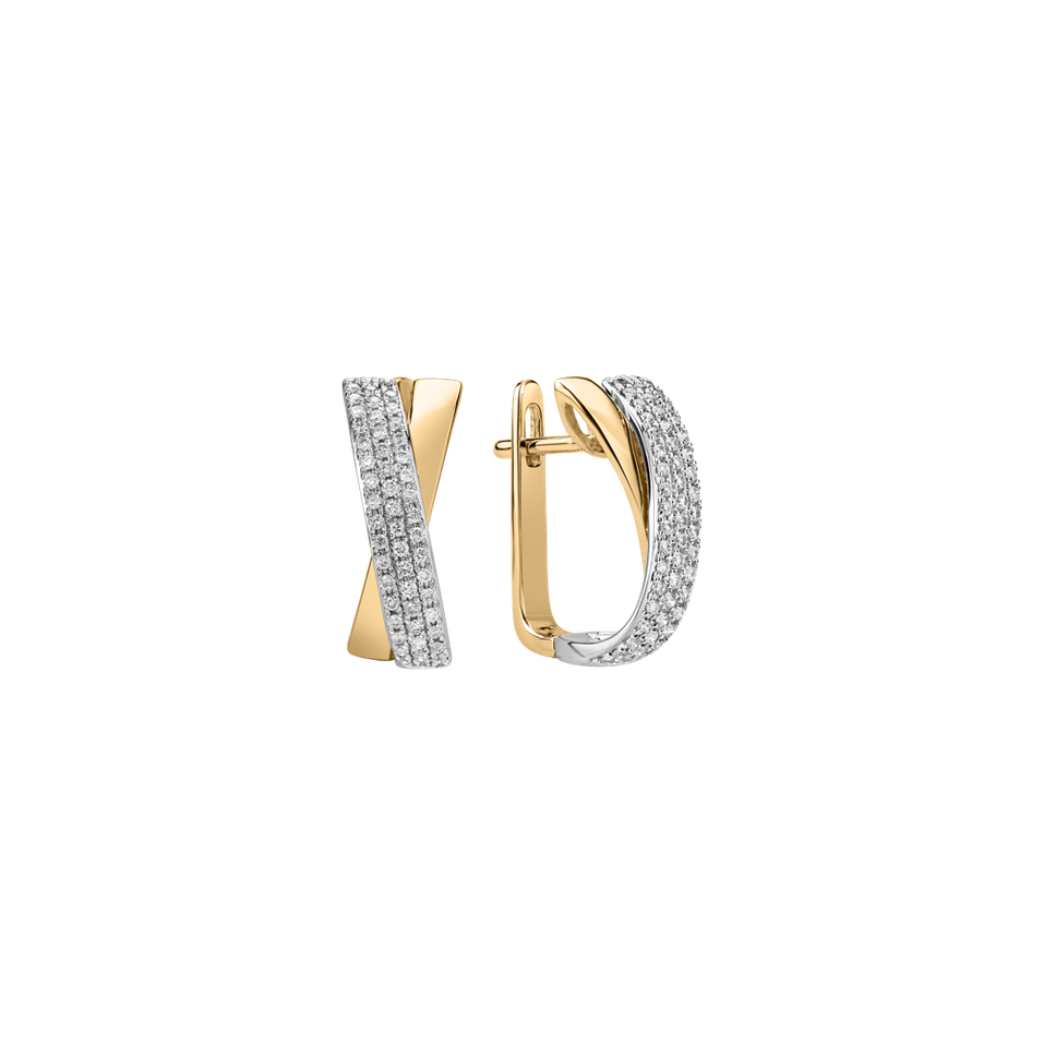 Náušnice s diamanty Charming Mania