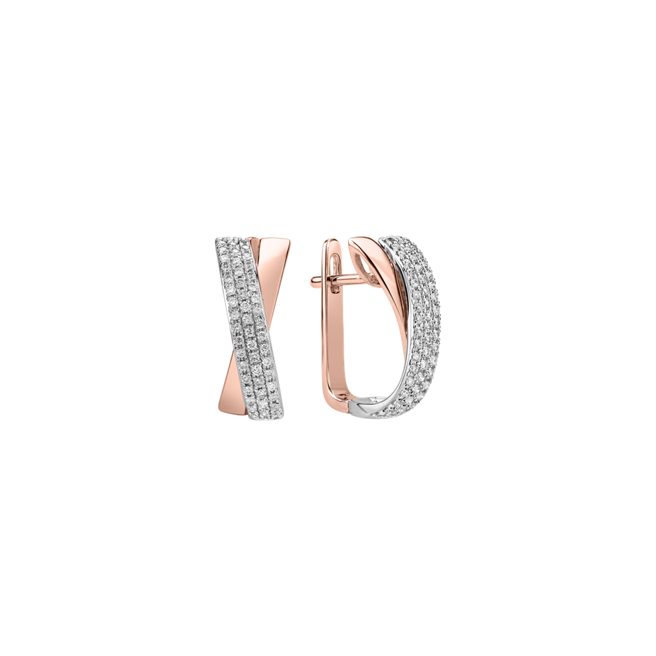 Náušnice s diamanty Charming Mania