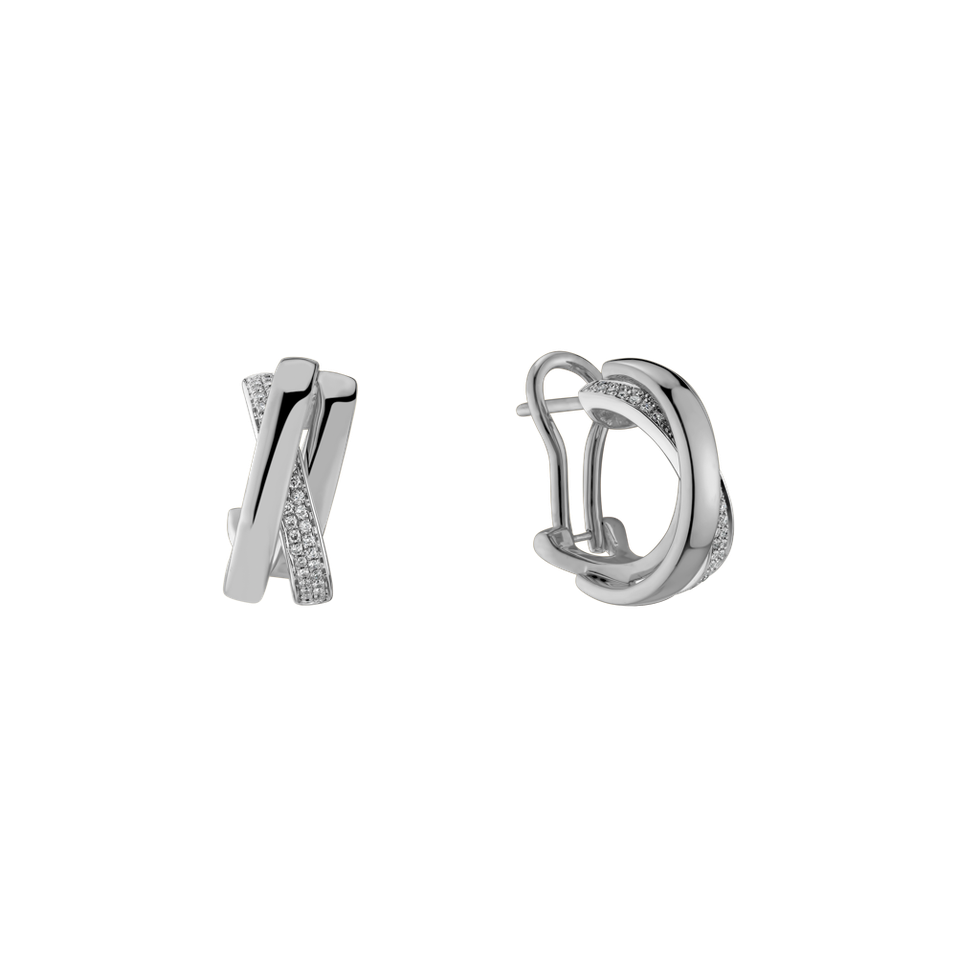 Náušnice s diamanty Miracle Labyrinth