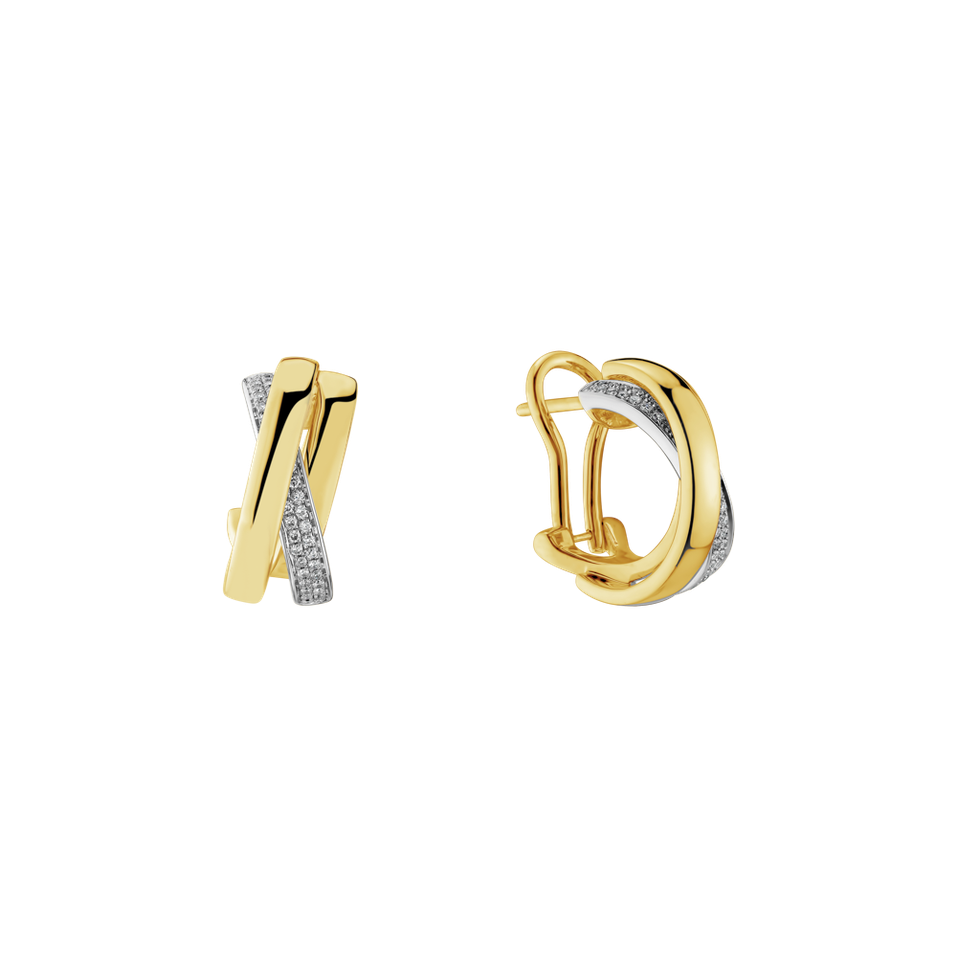 Náušnice s diamanty Miracle Labyrinth