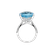 Prsten s topazem a diamanty Blue Czarina3