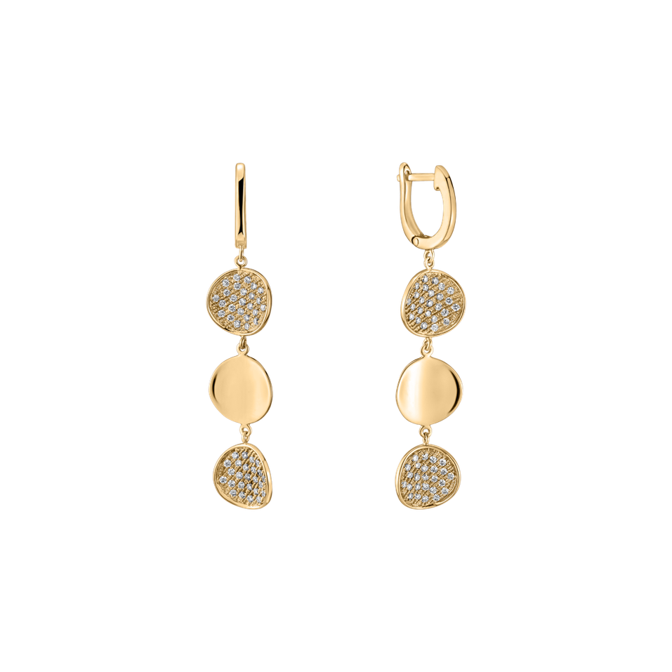 Náušnice s diamanty Powerful Magic