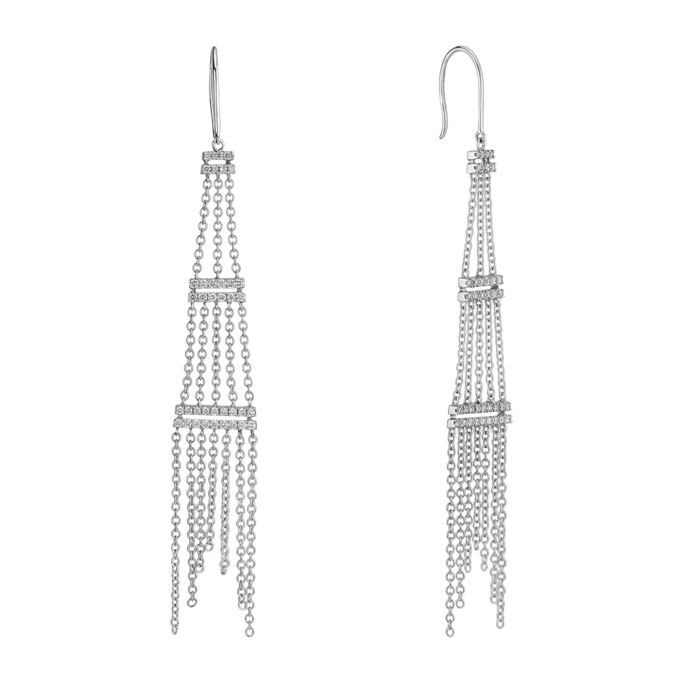 Náušnice s diamanty Clinton