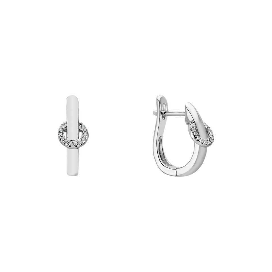 Náušnice s diamanty Moonlight Streamer