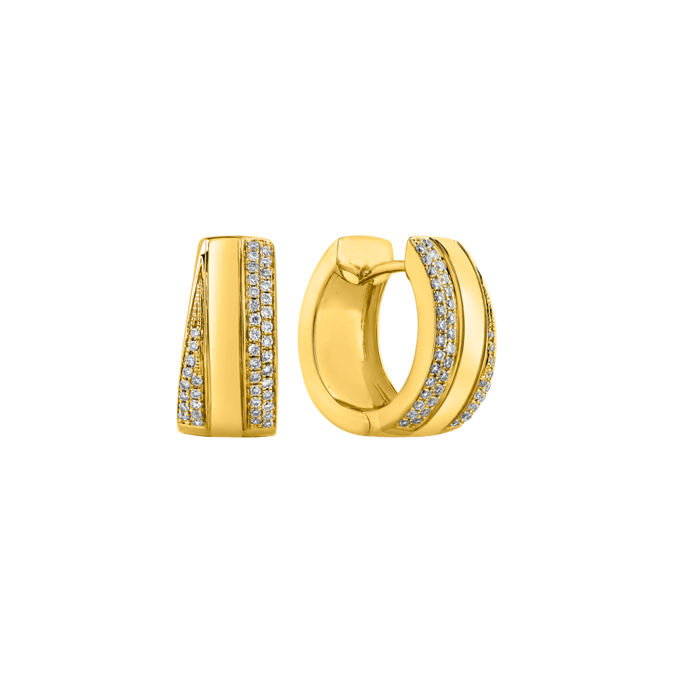 Náušnice s diamanty Sparkling Dew