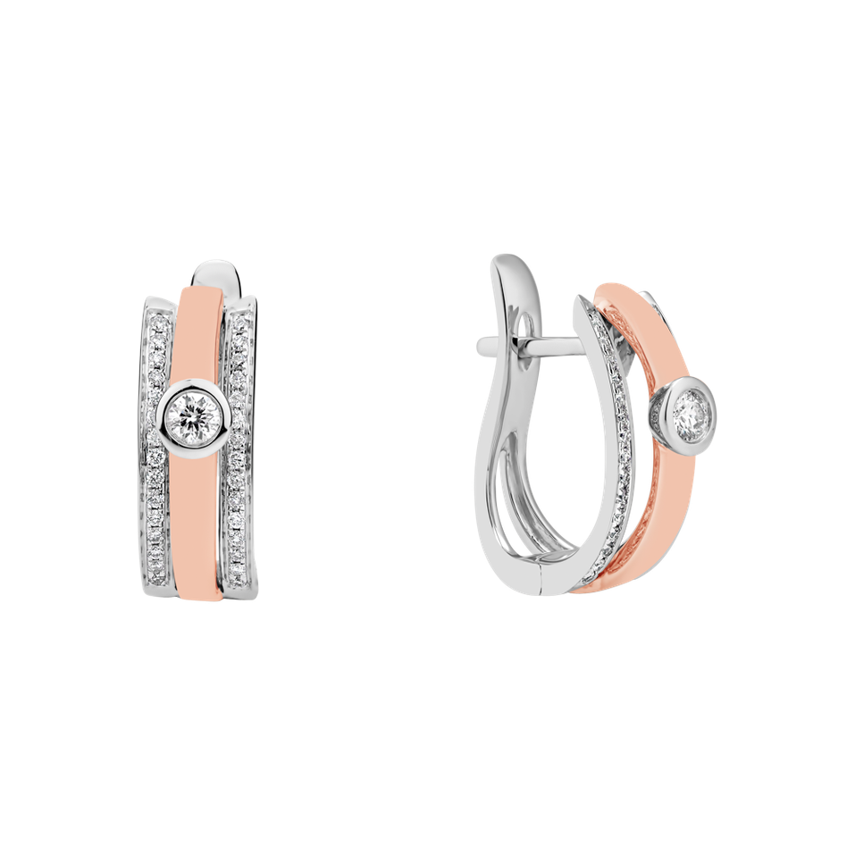 Náušnice s diamanty Fairytale Sparkle