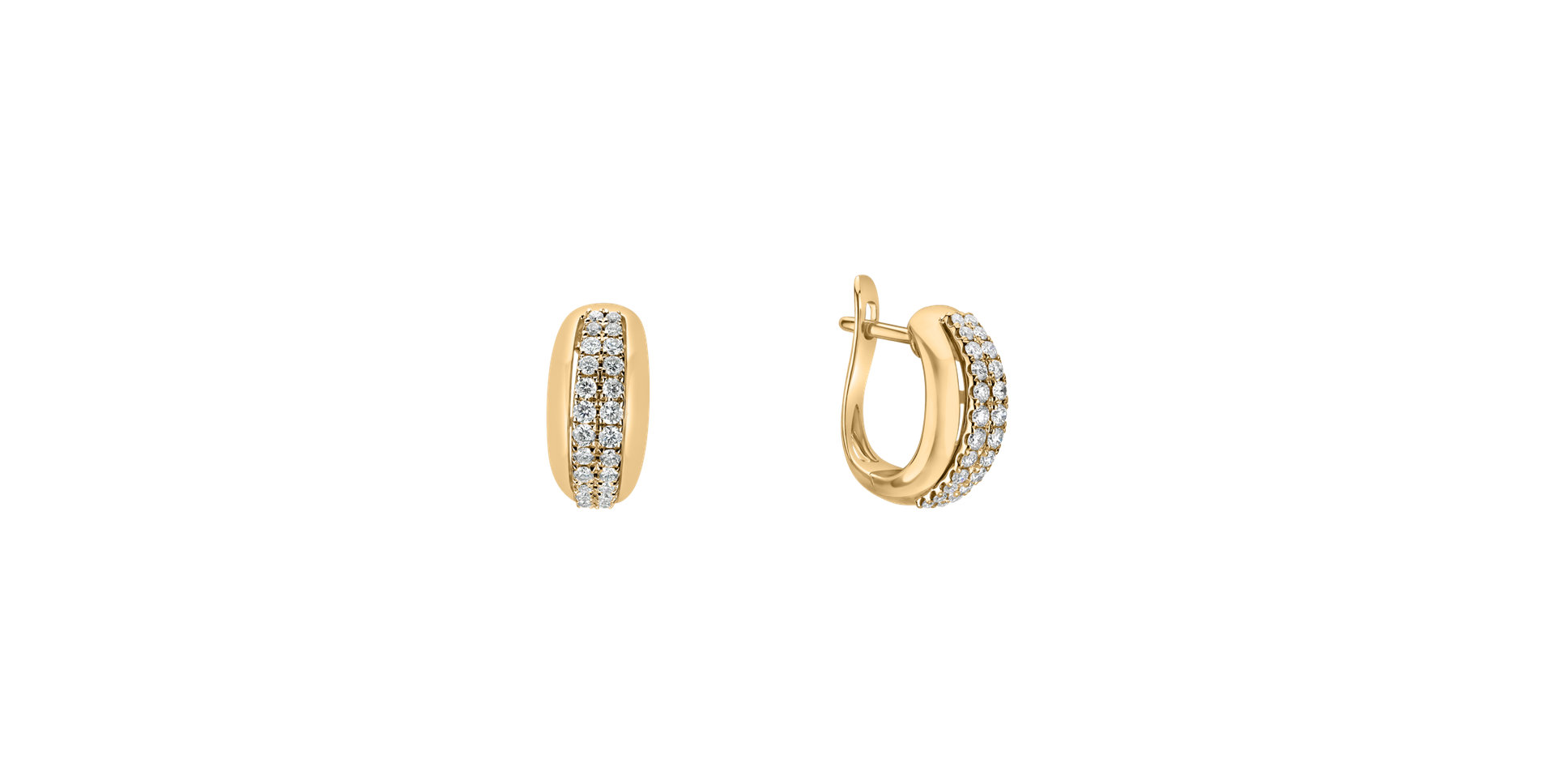 Náušnice s diamanty Sunshine Tears