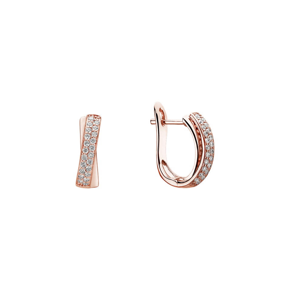 Náušnice s diamanty Sparkling Mosaic