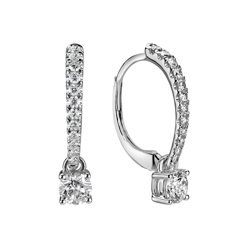 Náušnice s diamanty Queen Elena