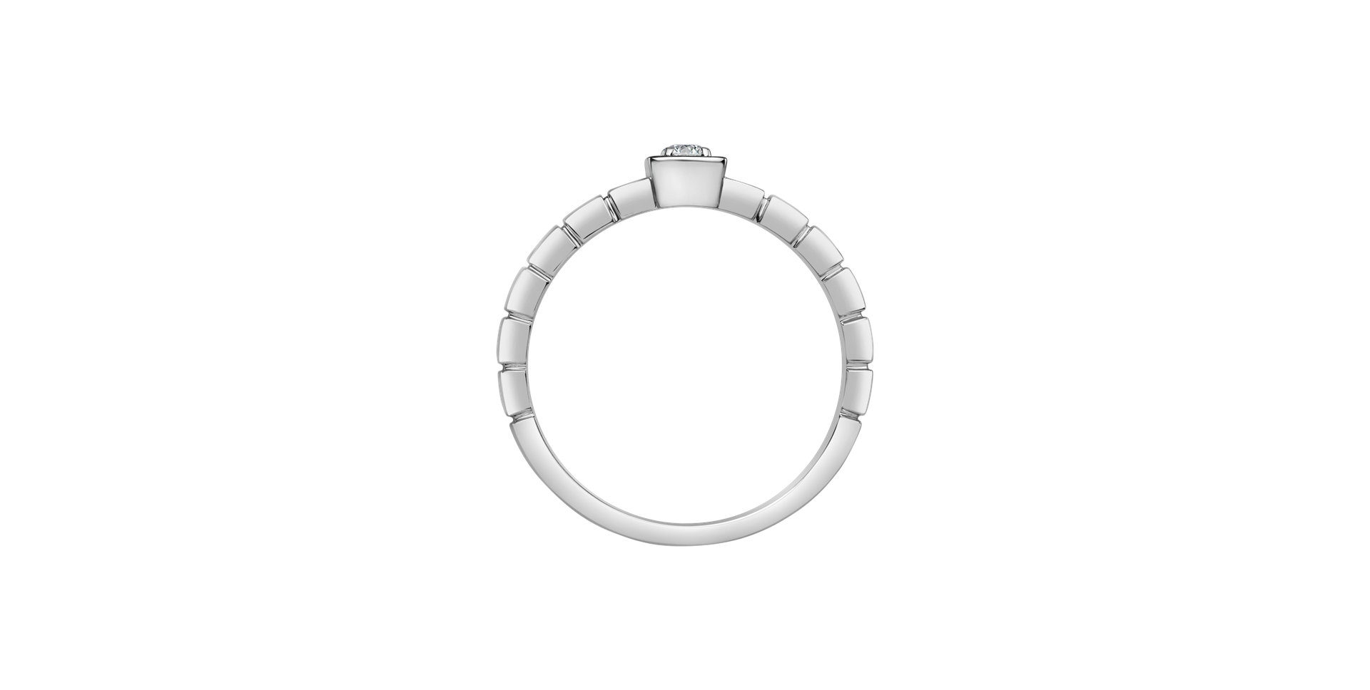 Prsten s diamantem Beloved Geometry