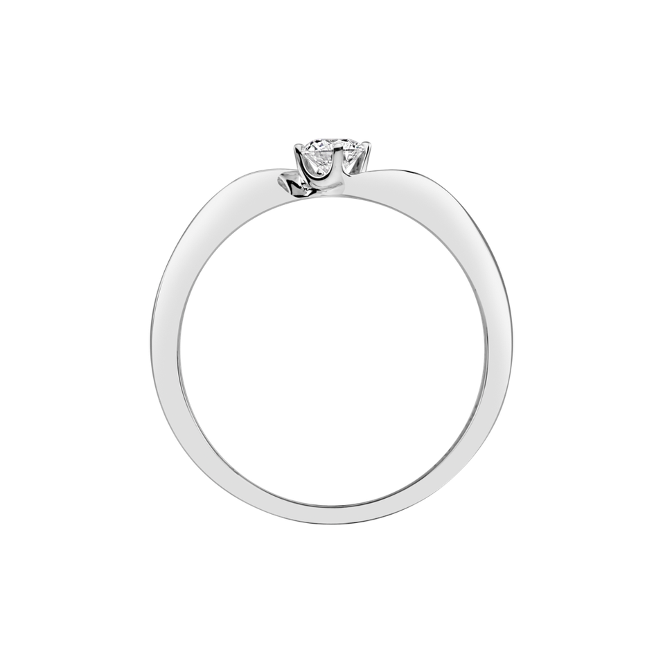 Prsten s diamantem Love Rhytm
