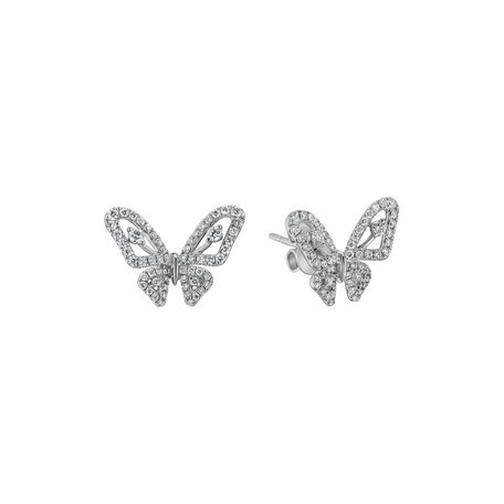Náušnice s diamanty Trendy Wings
