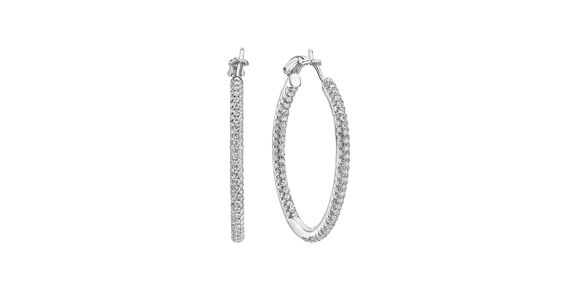 Náušnice s diamanty Moonlight Rain