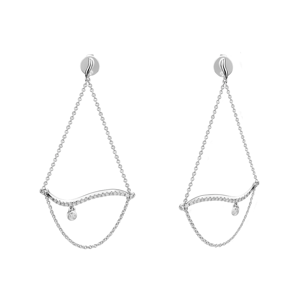 Náušnice s diamanty Oriental Princess