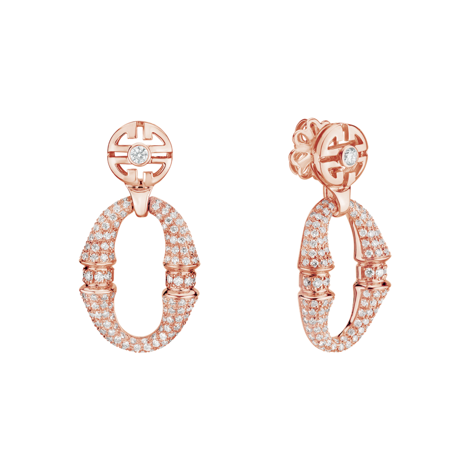 Náušnice s diamanty Imperial Symphony