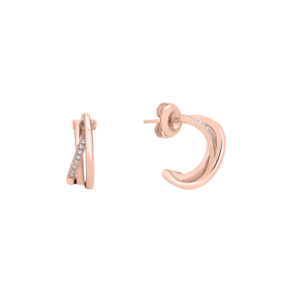 Náušnice s diamanty Infinite Dream