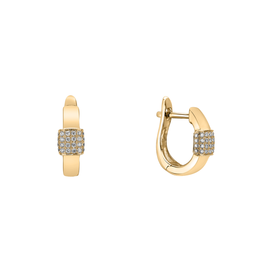 Náušnice s diamanty Miracle Sparkle