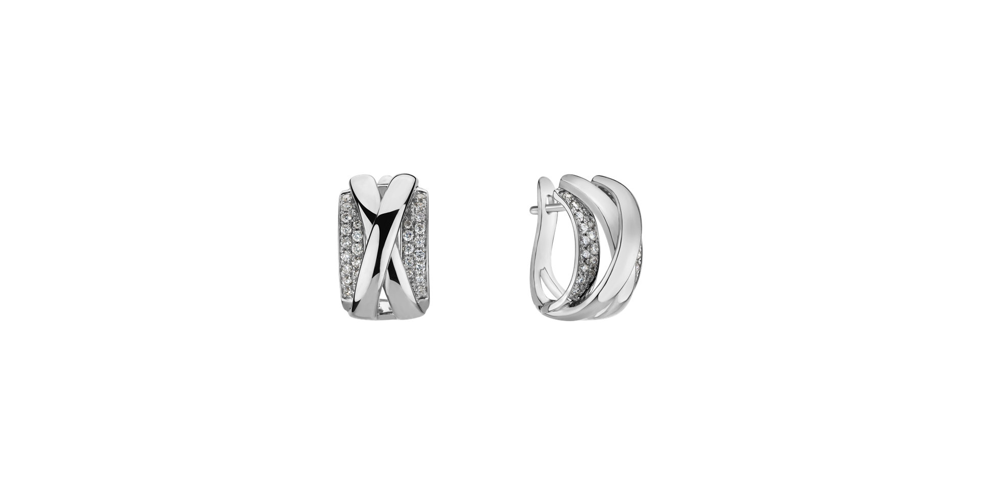 Náušnice s diamanty Galaxy Signature