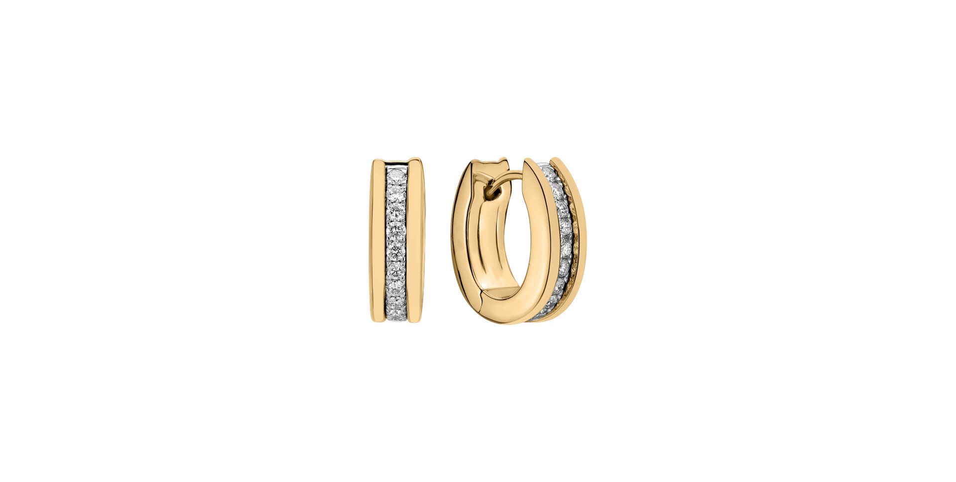 Náušnice s diamanty Ray of Light