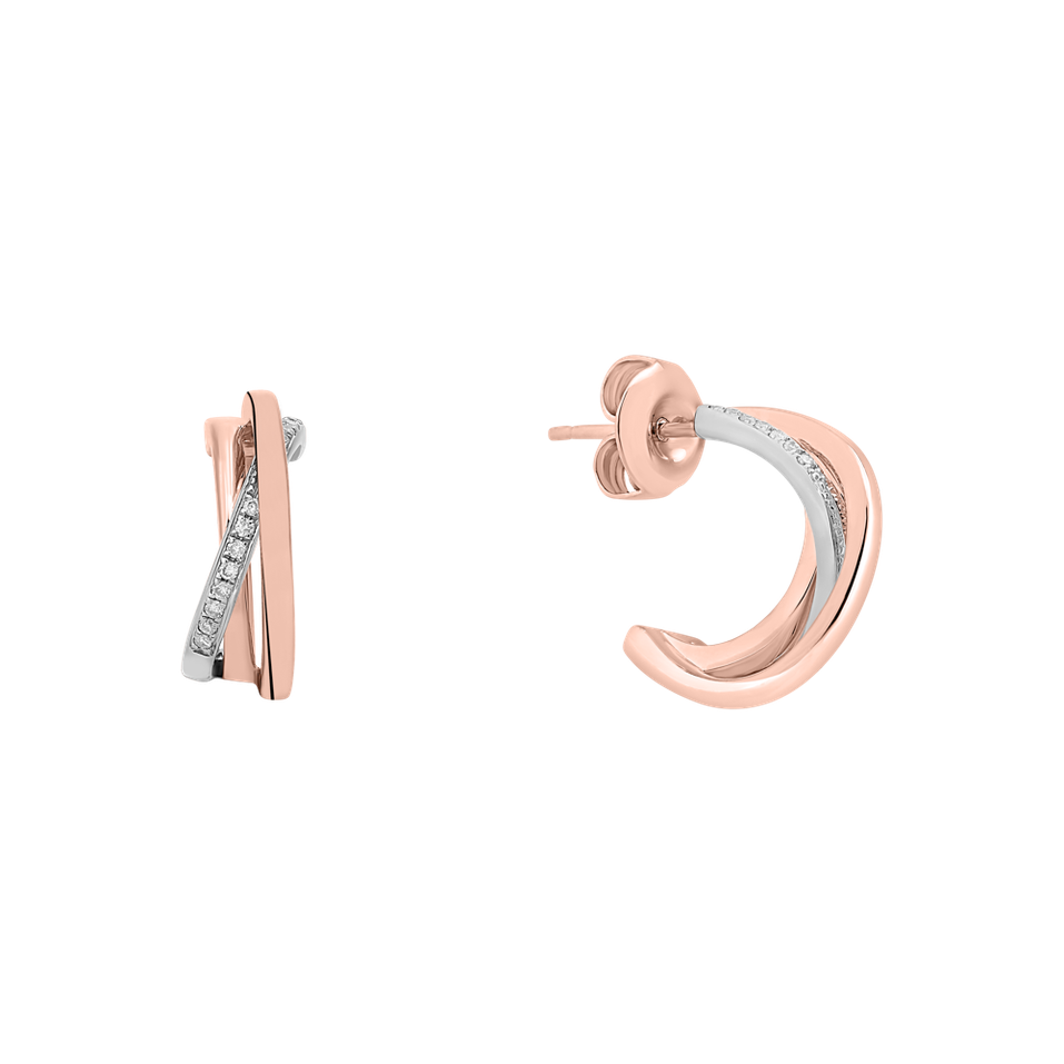 Náušnice s diamanty Infinite Dream