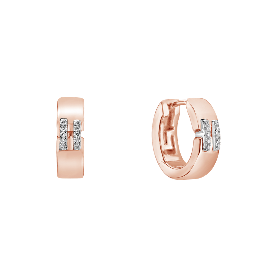 Náušnice s diamanty Lady Gleam