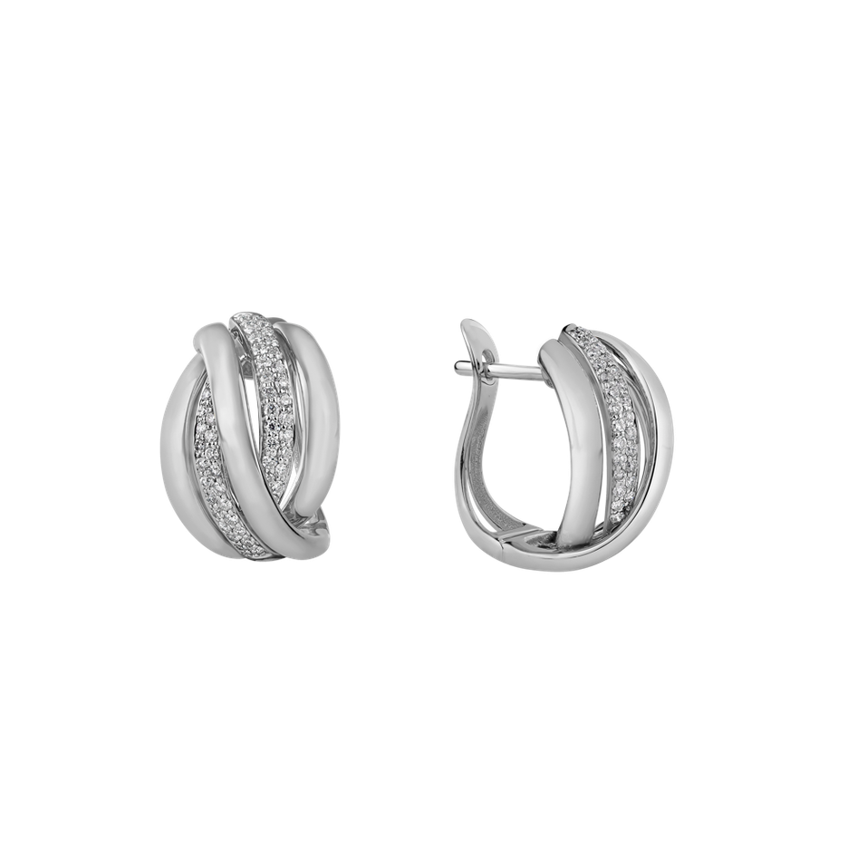 Náušnice s diamanty Festive Moment