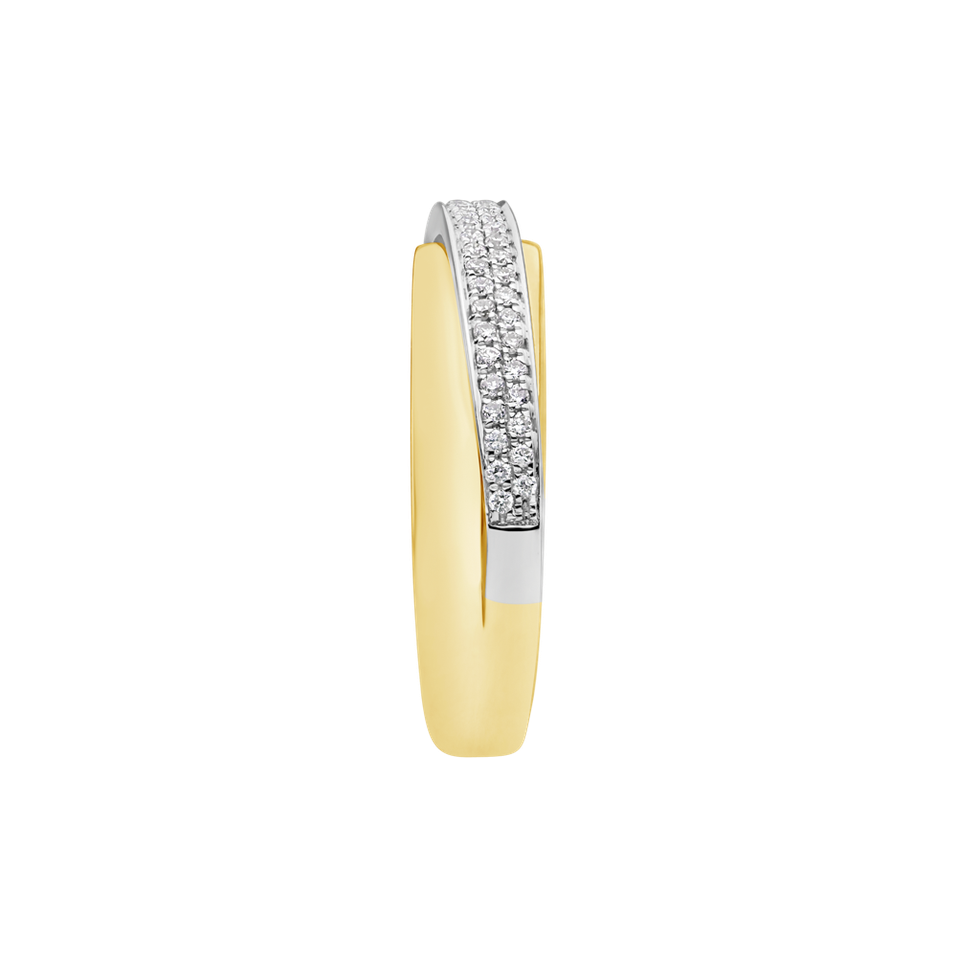 Prsten s diamanty Star Ray