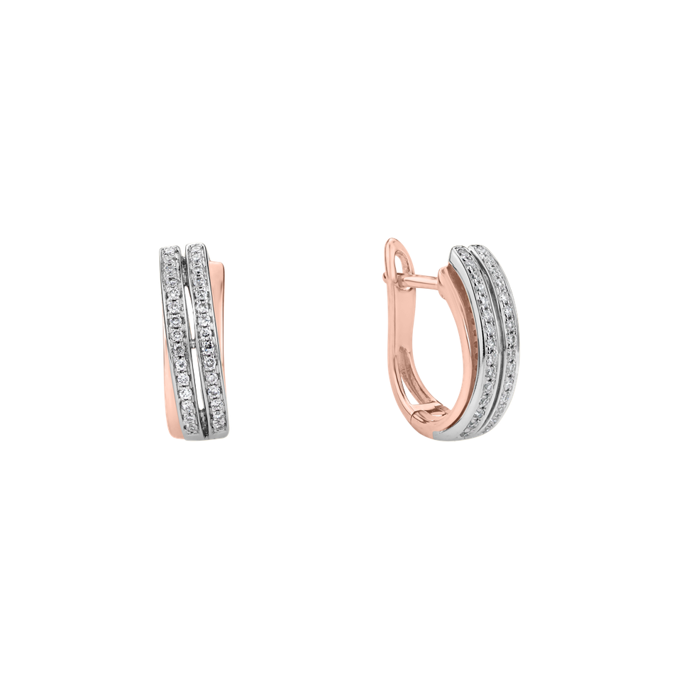 Náušnice s diamanty Precious Sunray