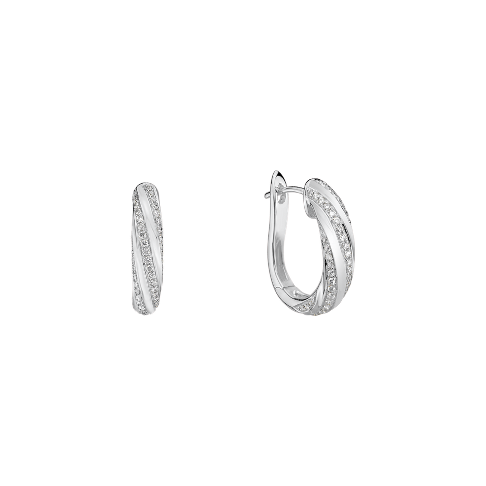 Náušnice s diamanty Joyful Energy