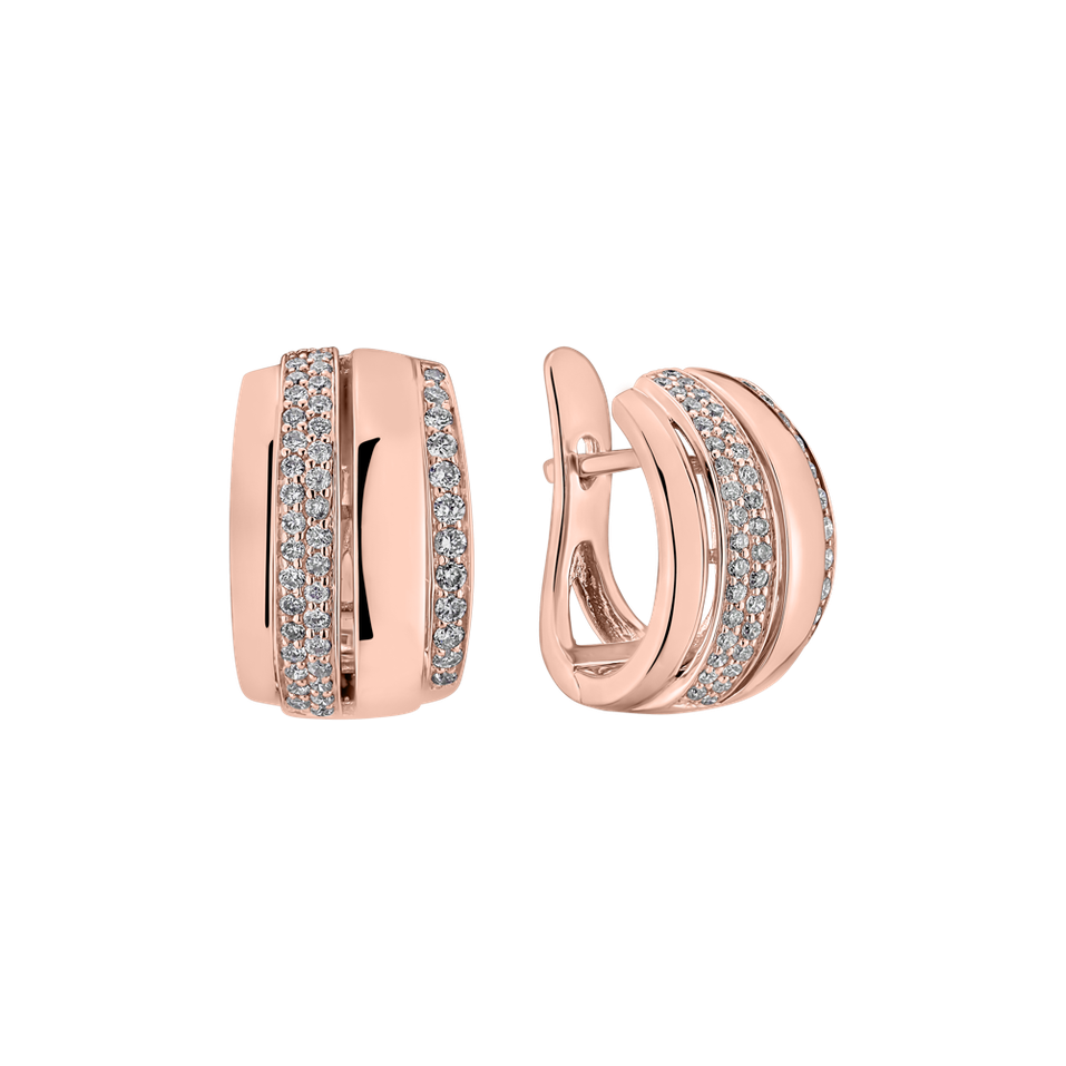 Náušnice s diamanty Exquisite Feeling