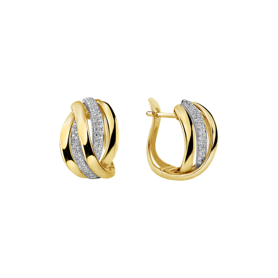 Náušnice s diamanty Festive Moment