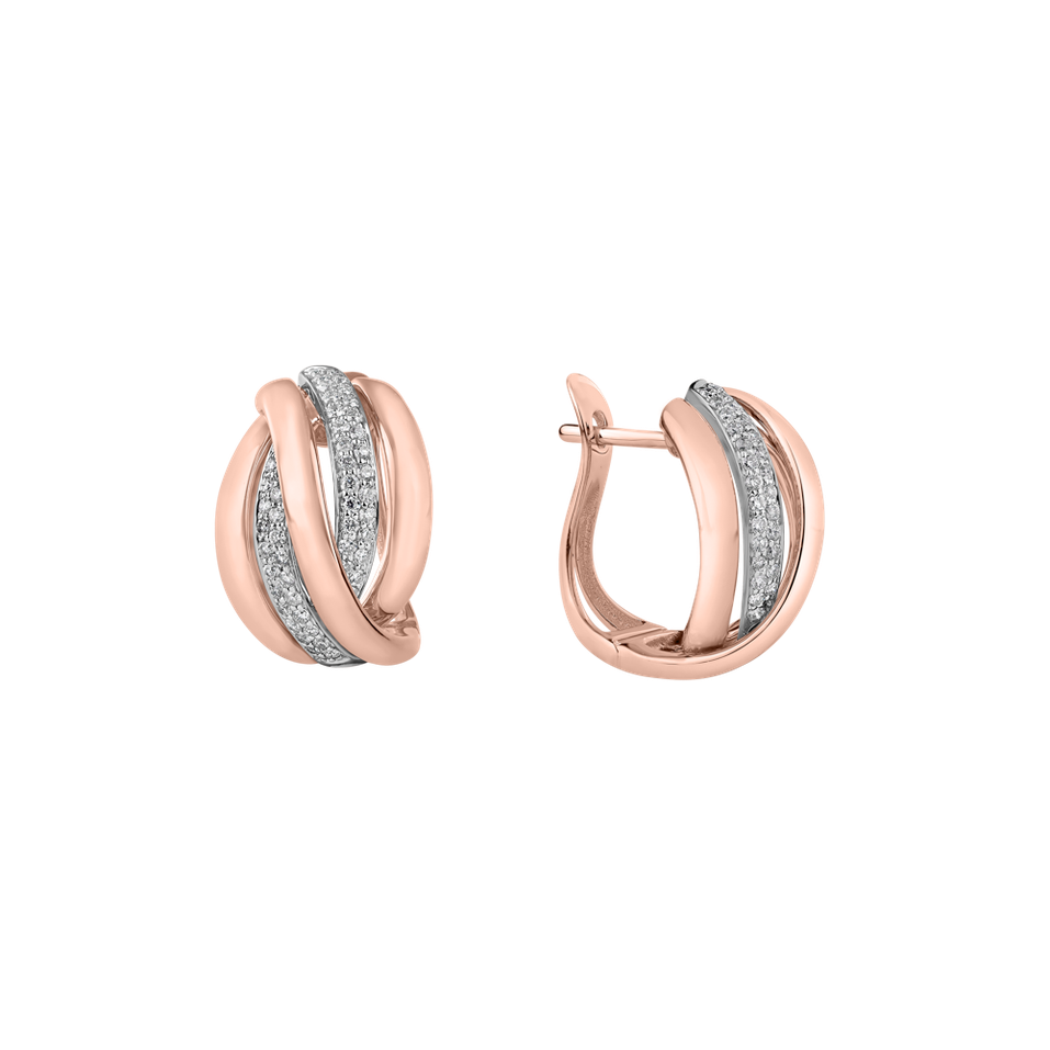 Náušnice s diamanty Festive Moment