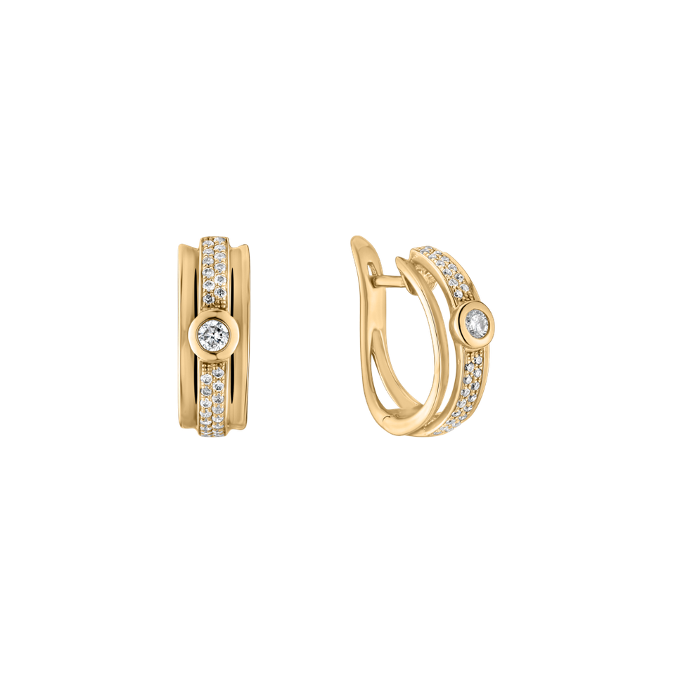 Náušnice s diamanty Fairytale Sparkle