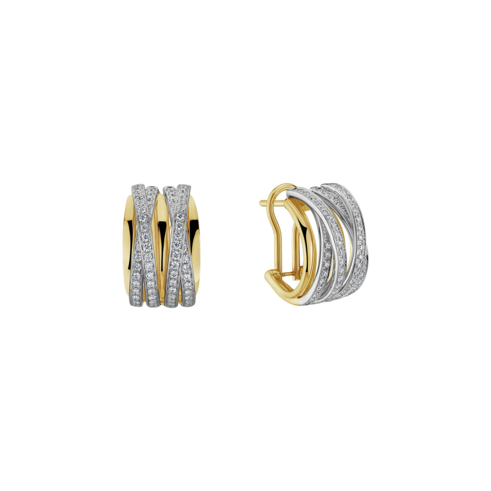 Náušnice s diamanty Luxury Pleasure