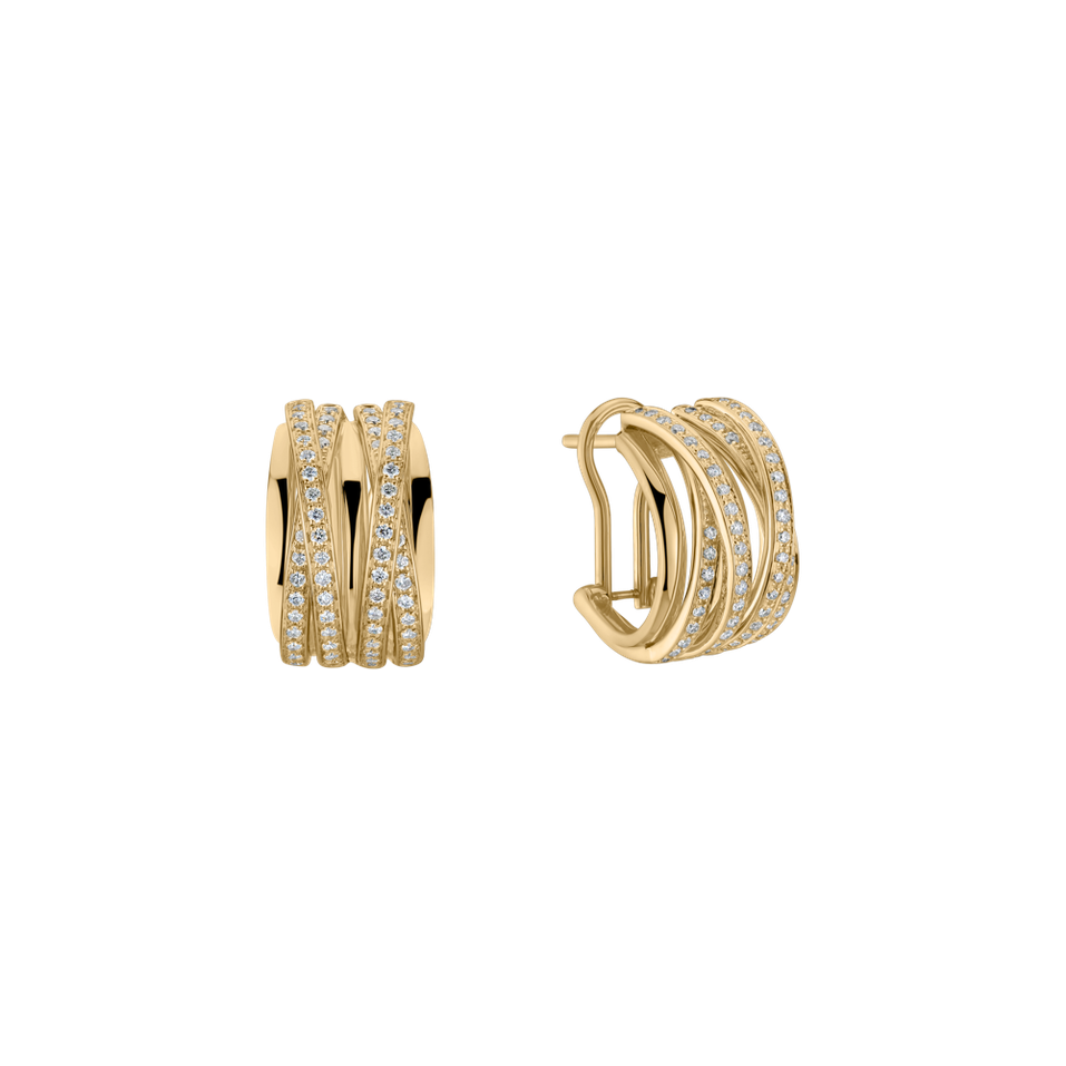 Náušnice s diamanty Luxury Pleasure