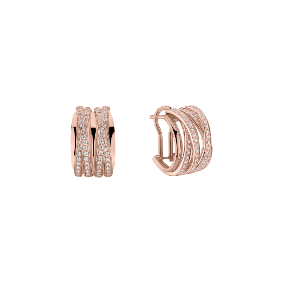 Náušnice s diamanty Luxury Pleasure