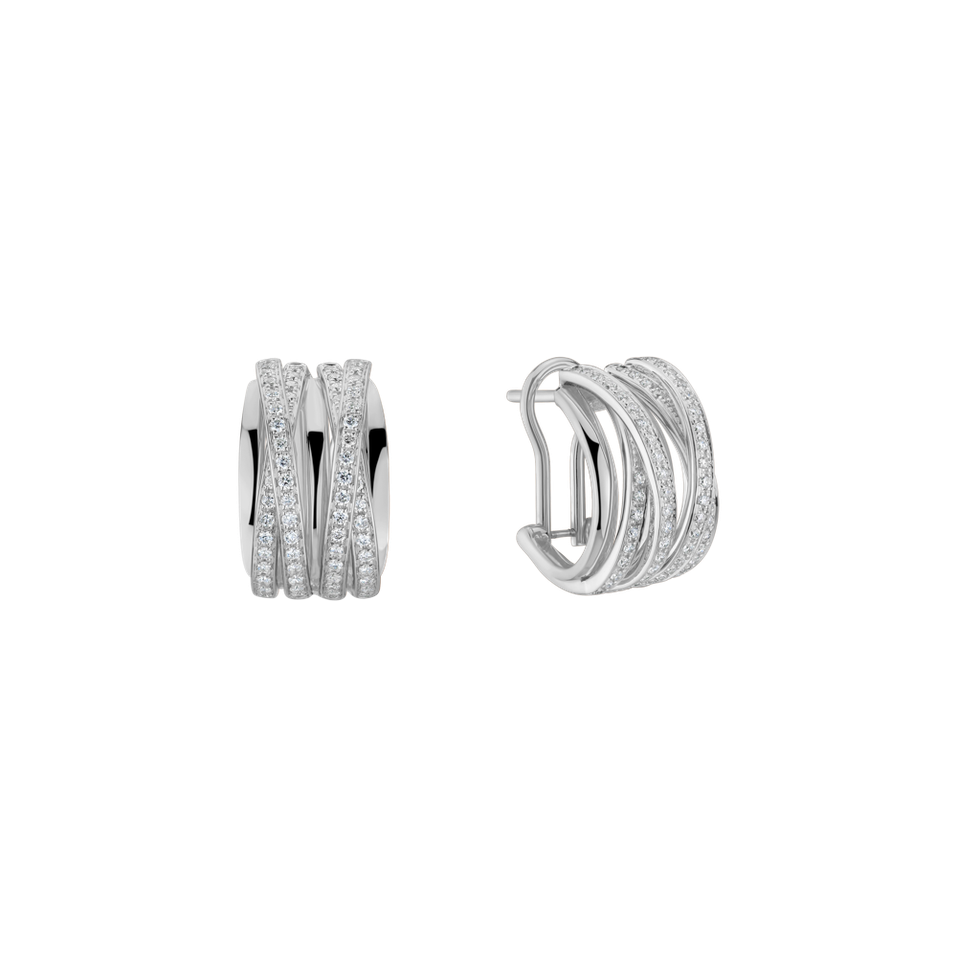 Náušnice s diamanty Luxury Pleasure