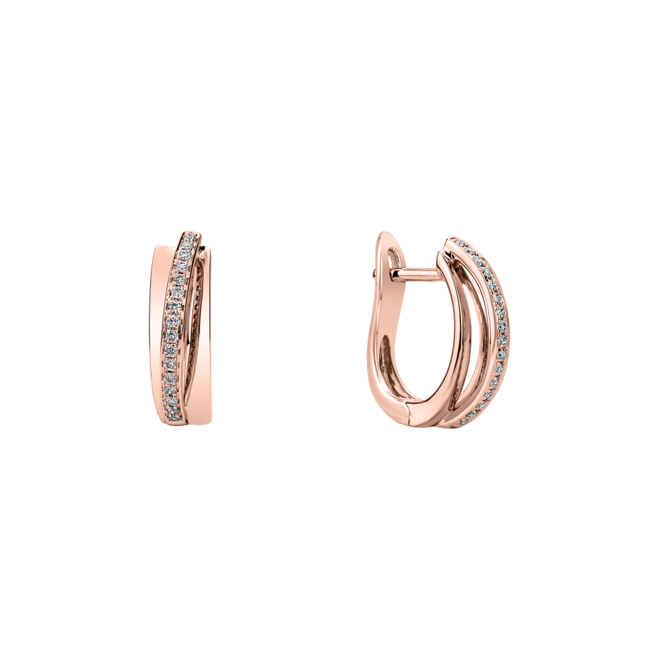 Náušnice s diamanty Magical Ray