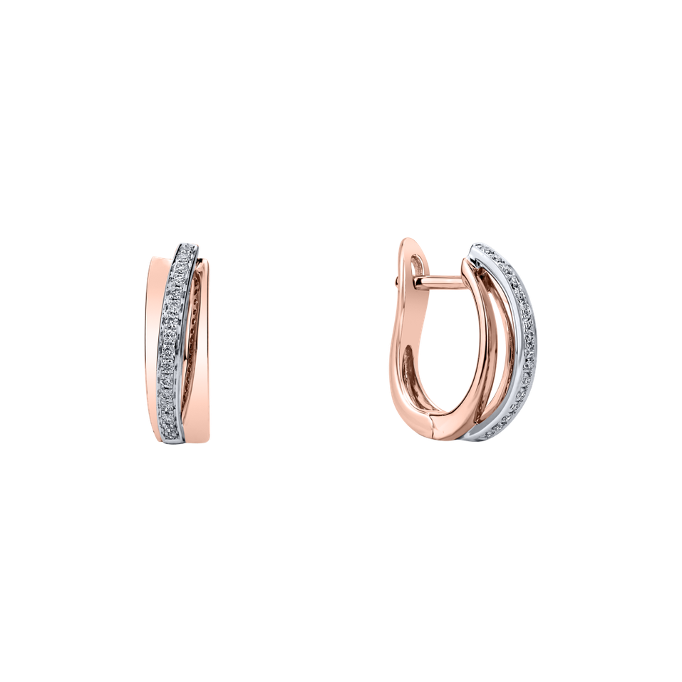 Náušnice s diamanty Magical Ray