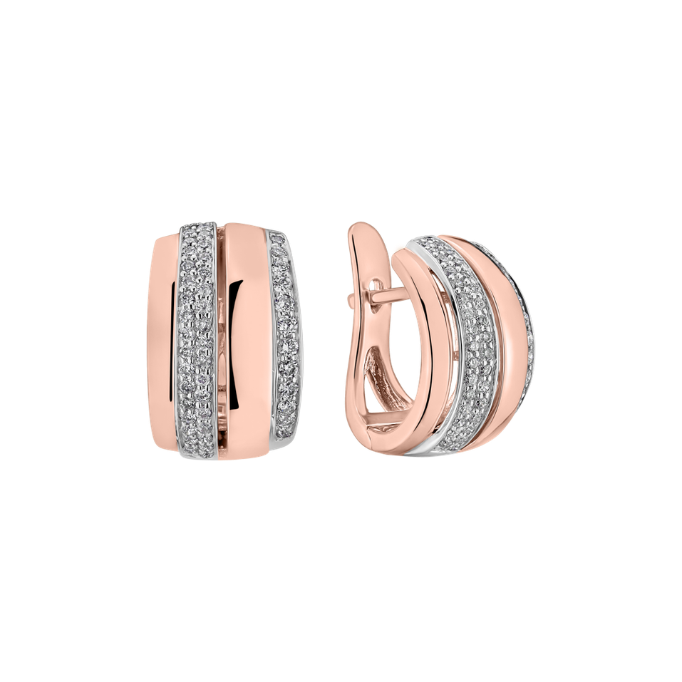 Náušnice s diamanty Exquisite Feeling