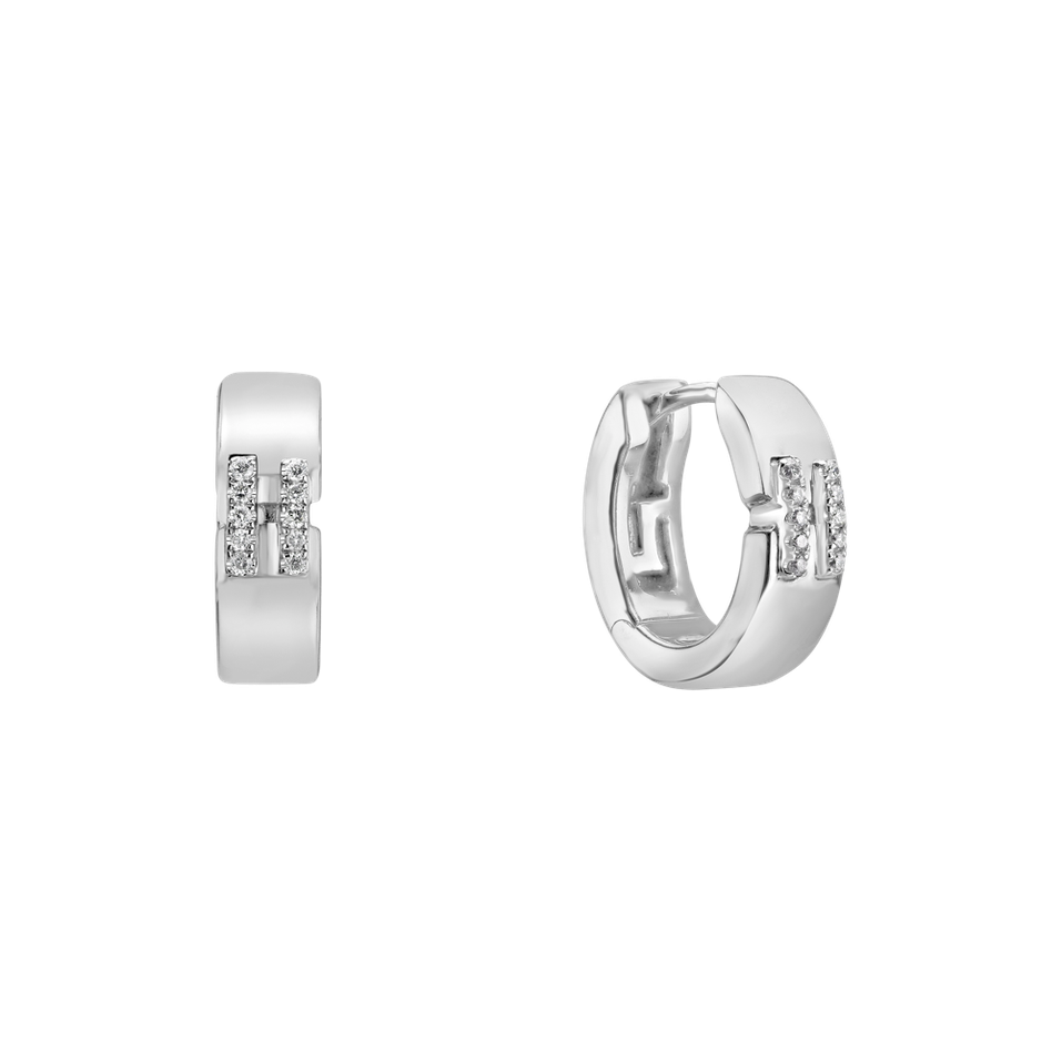 Náušnice s diamanty Lady Gleam