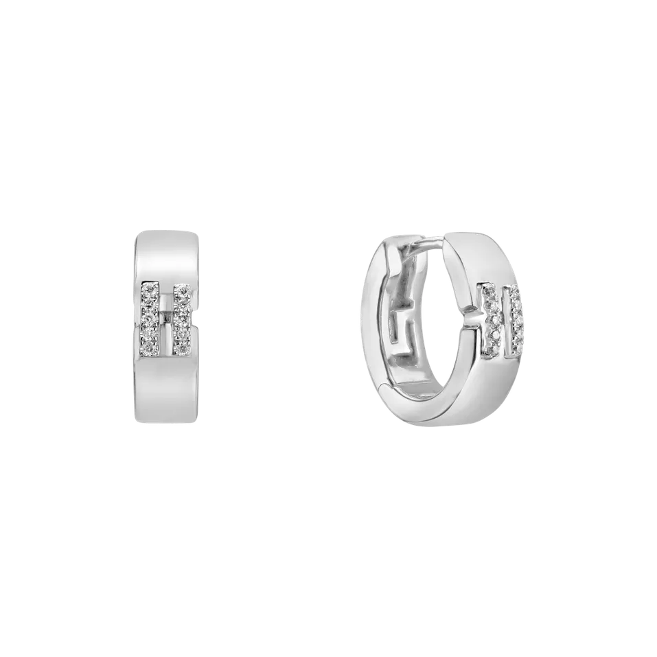 Náušnice s diamanty Lady Gleam