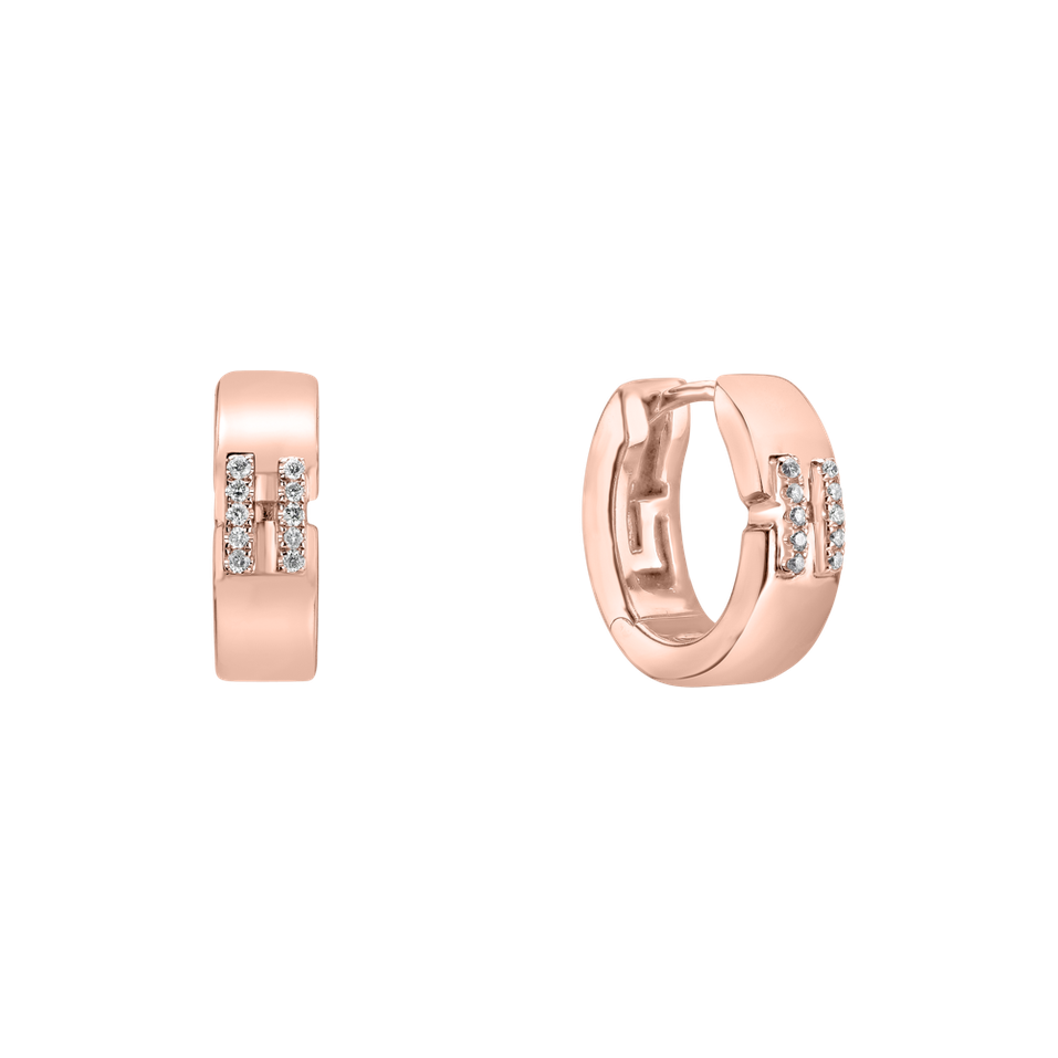 Náušnice s diamanty Lady Gleam