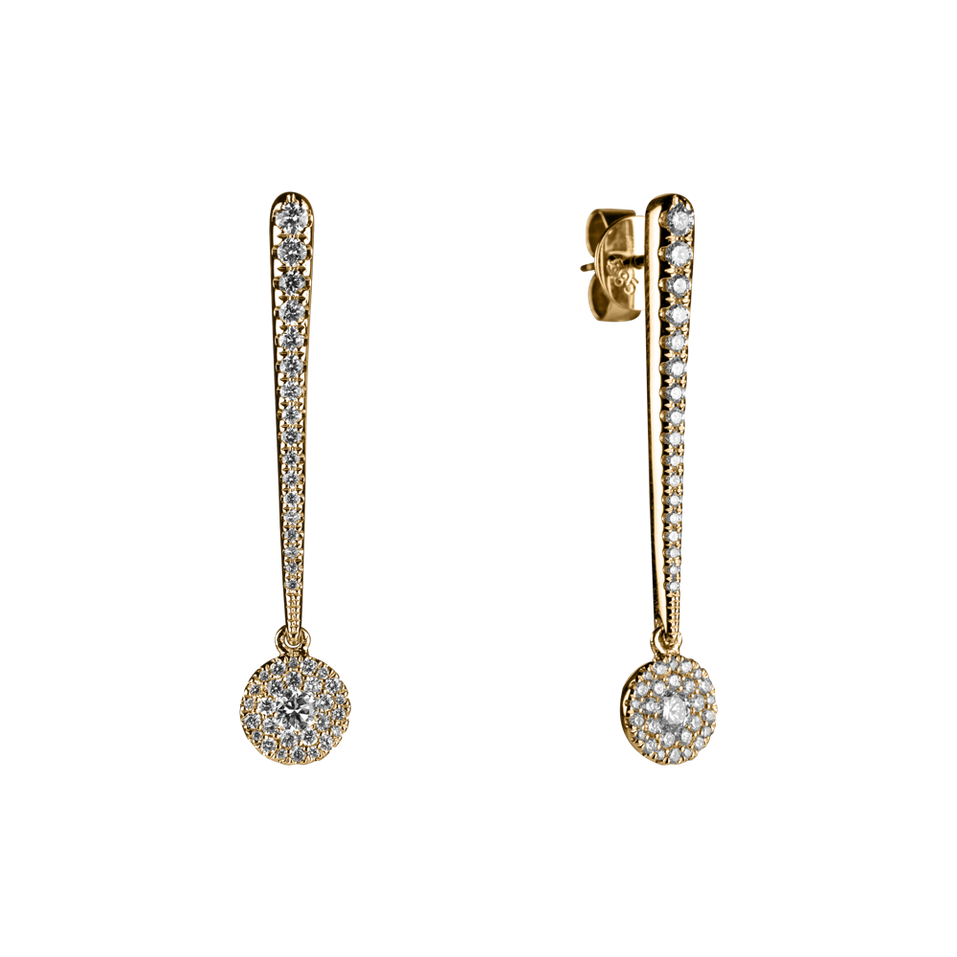 Náušnice s diamanty Sparkling Exclamation