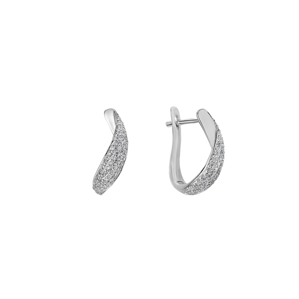 Náušnice s diamanty Divine Moon