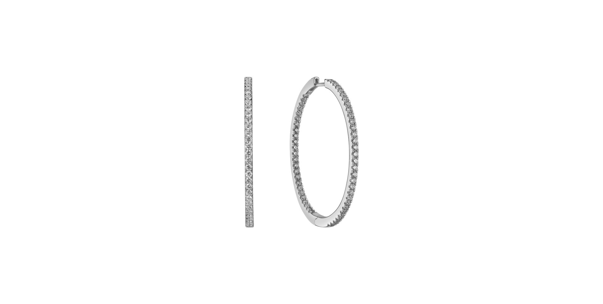 Náušnice s diamanty Personal Sunray